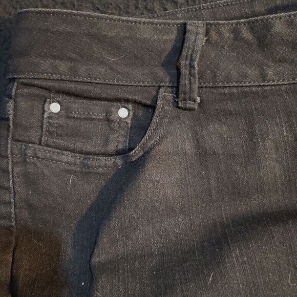 Riders By Lee Womens Jeans Black Size 18M Cotton Blend Zip Button Stretch - Picture 11 of 12